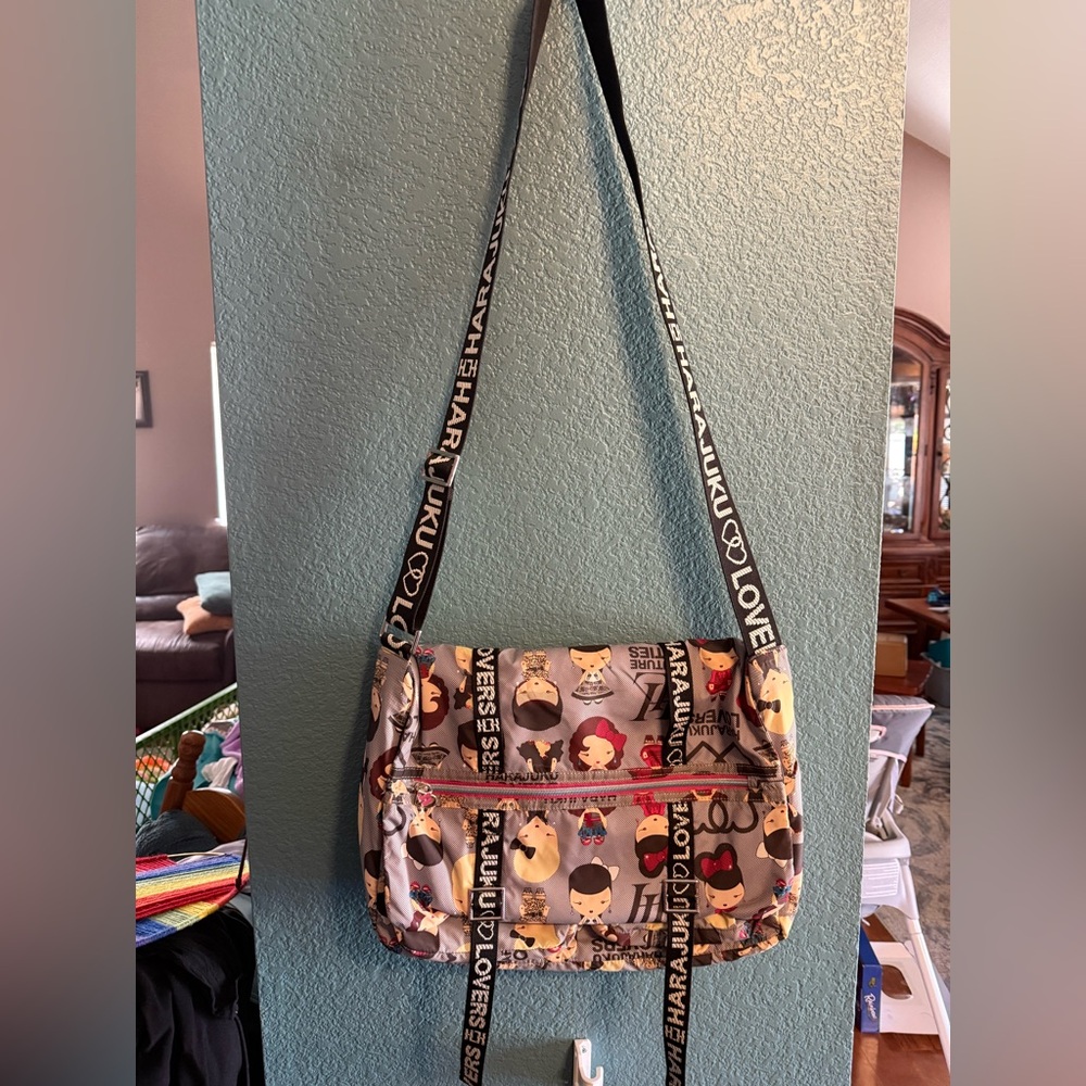 Harajuku Lovers Character Print Crossbody Bag